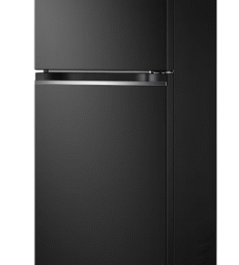 LG 9 Cu. Ft. Top Freezer Refrigerator in Black Steel
